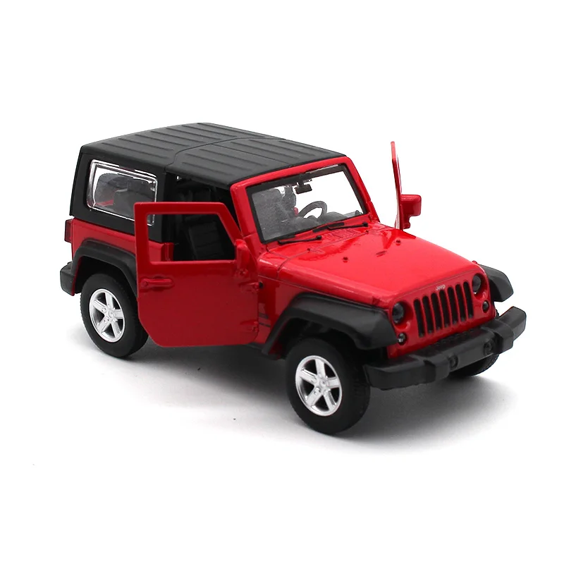 CAIPO 1:43 Jeep Wrangler литая под давлением модель автомобиля металлический материал коллекция детских игрушек украшение игрушка с инерционным механизмом модель автомобиля