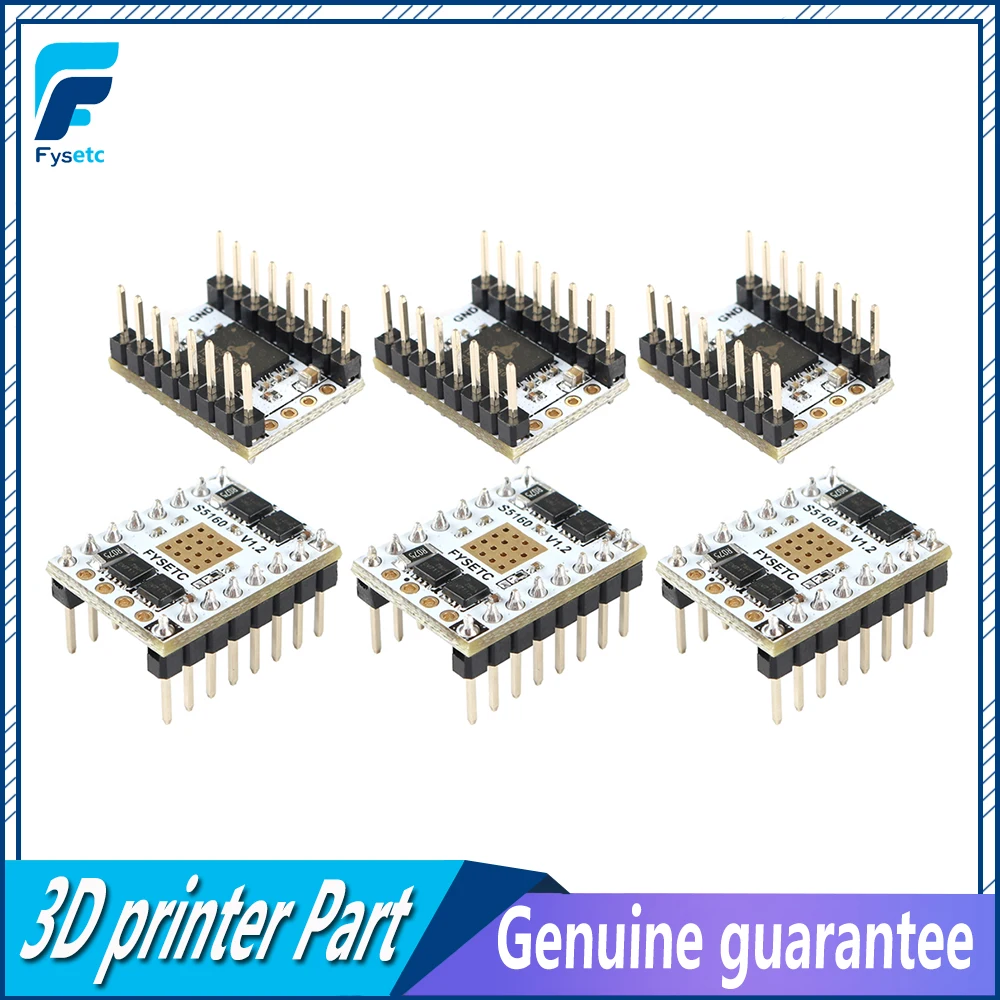 6 шт. драйвер шагового двигателя для 3D-принтера TMC5160 V1.2 SPI S5160 | Компьютеры и офис