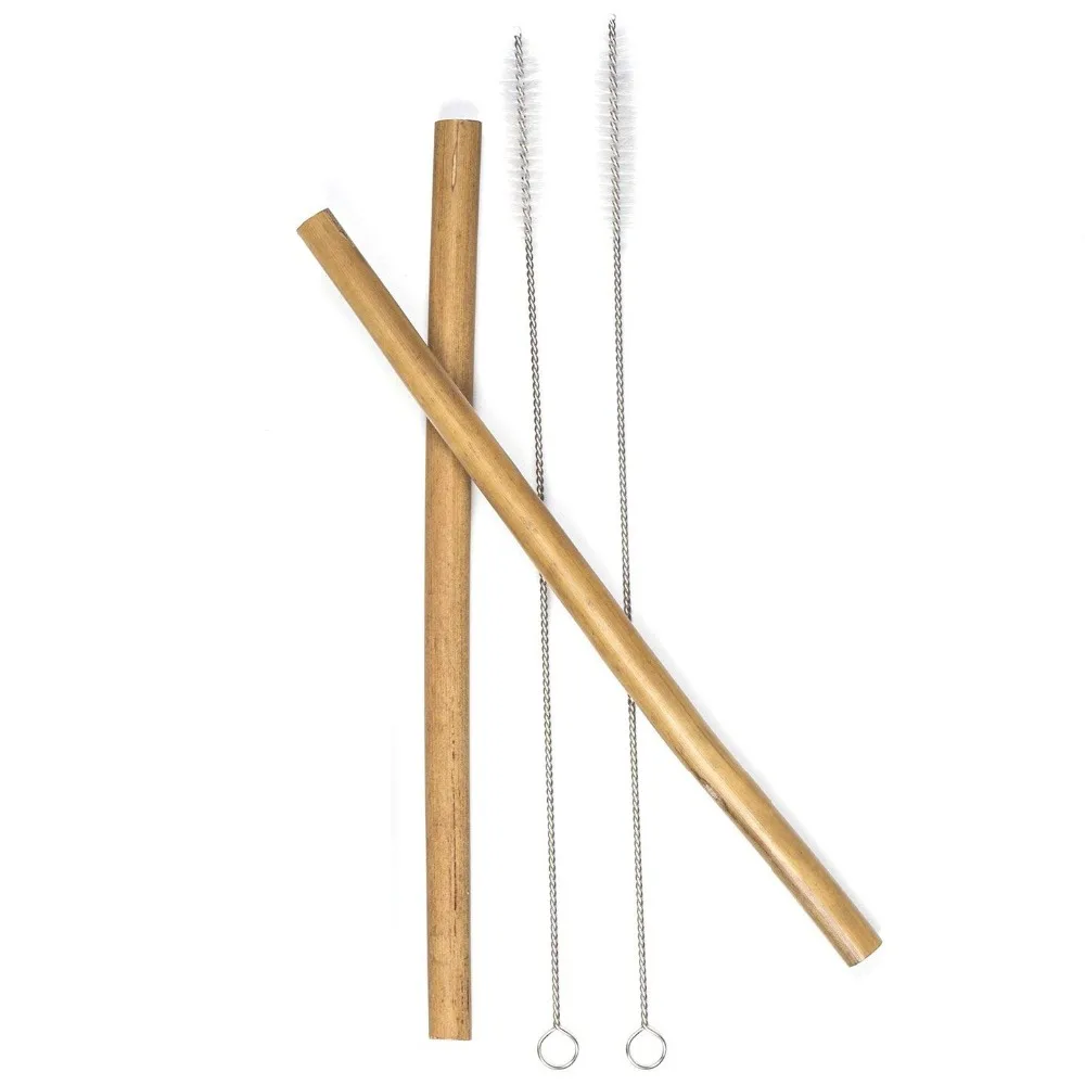 3 шт./компл. многоразовая бамбуковая Питьевая солома DIY Кофе Чай коктейльные