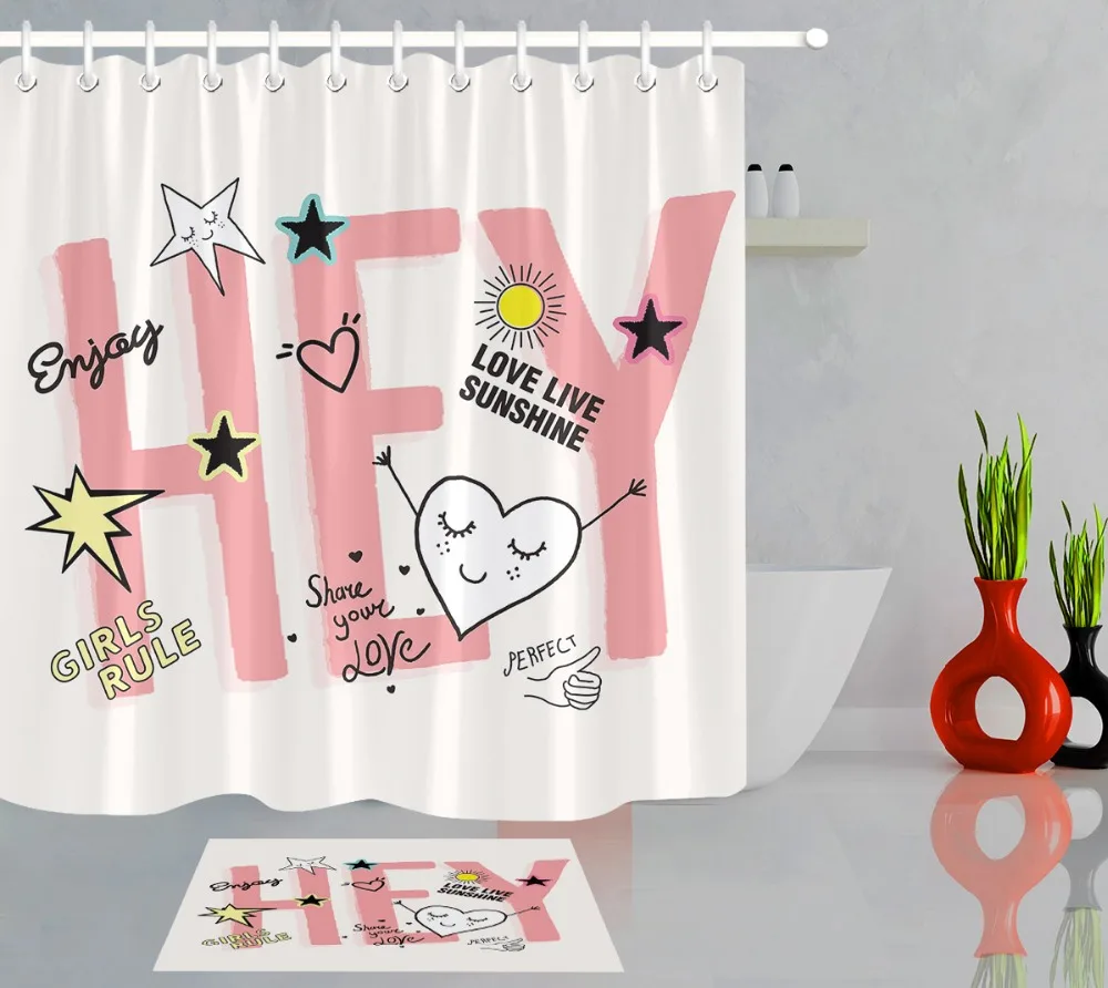 Забавные милые розовые сердца желтые солнцезащитные звезды черные телефонные