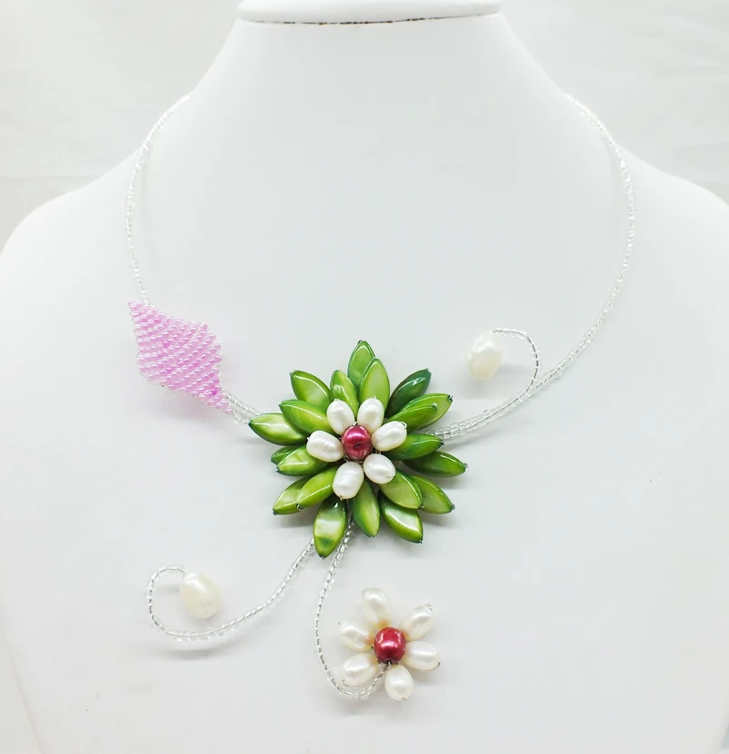 Ожерелье с пресноводным жемчугом 19 дюймов | Украшения и аксессуары