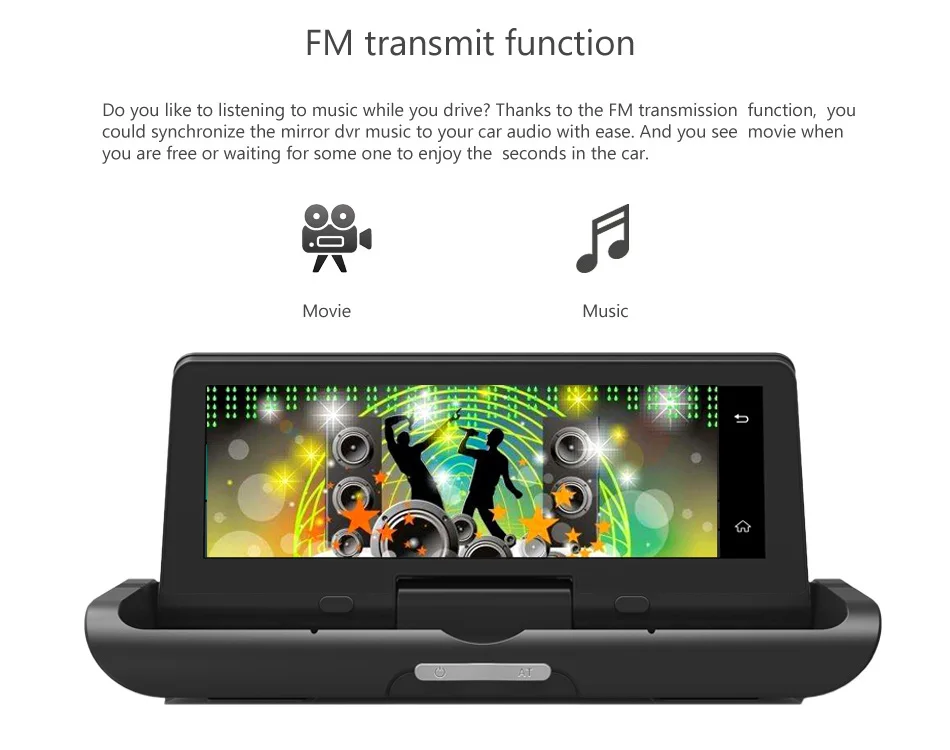 ANSTAR 4G 8 ''Автомобильная камера DVR HD 1080P Dashcam Android WiFi gps навигатор ADAS двойной объектив регистратор видео рекордер авто камера