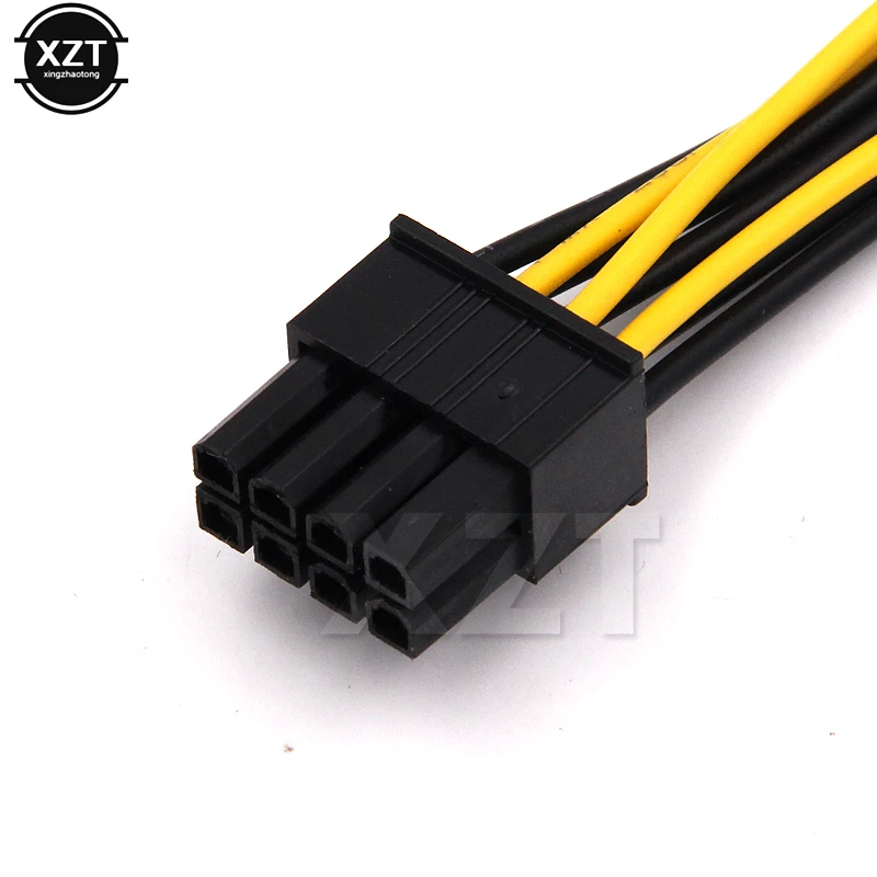 2 IDE двойной 4pin Molex штекер на 6 Pin гнездо PCI E Y разъем адаптера питания для