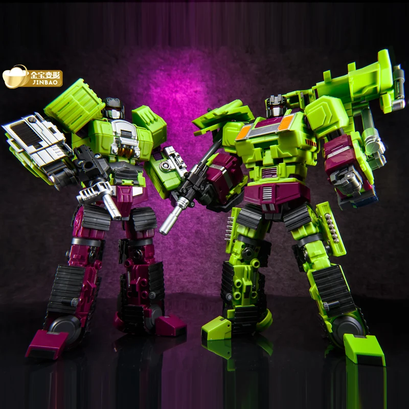 JinBao Разрушитель трансформация G1 GT Oversize 6 в 1 Bonecrusher Scrapper Gravity Mixmaster Hook KO фигурка