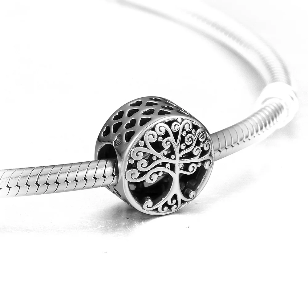 CKK серебро 925 ювелирные изделия Подходит Pandora Браслеты семья где Любовь Растет