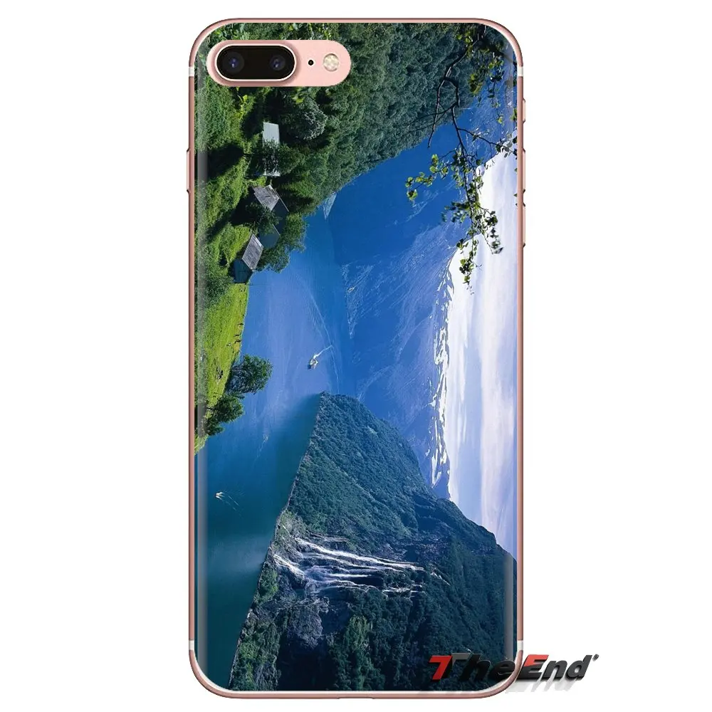 Для Xiaomi Mi3 Samsung A10 A30 A40 A50 A60 A70 Galaxy S2 Note 2 Grand Core Prime TPU чехол для кожи морские горы