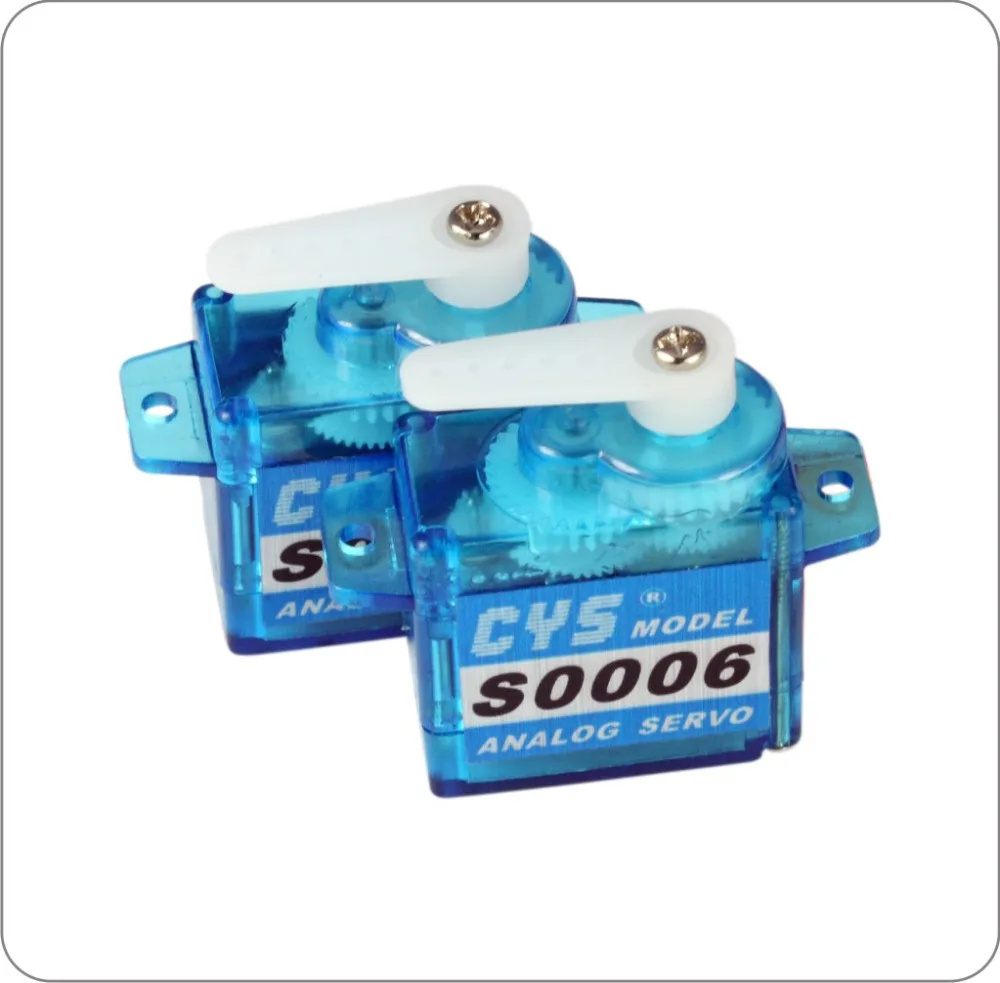 

2pcs New Micro Supersonic Servo CYS-S0006 6g Plastic Gear For F3P Kit RC Plane Model