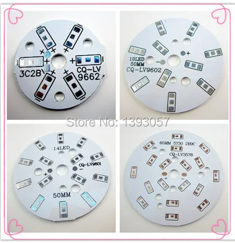 20 шт. 3 Вт 5 7 9 smd 5630 smd5730 алюминиевая Базовая пластина 5730 радиатор светодиодной