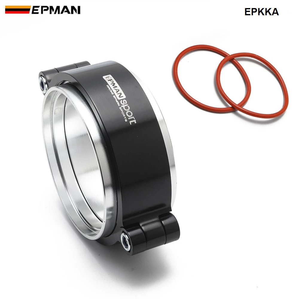 Epman вытяжной V-band зажим w Фланцевая система в сборе анодированный зажим для " /2,5"/" /3,5"/" OD Turbo впускной трубопровод EPKKA-AF