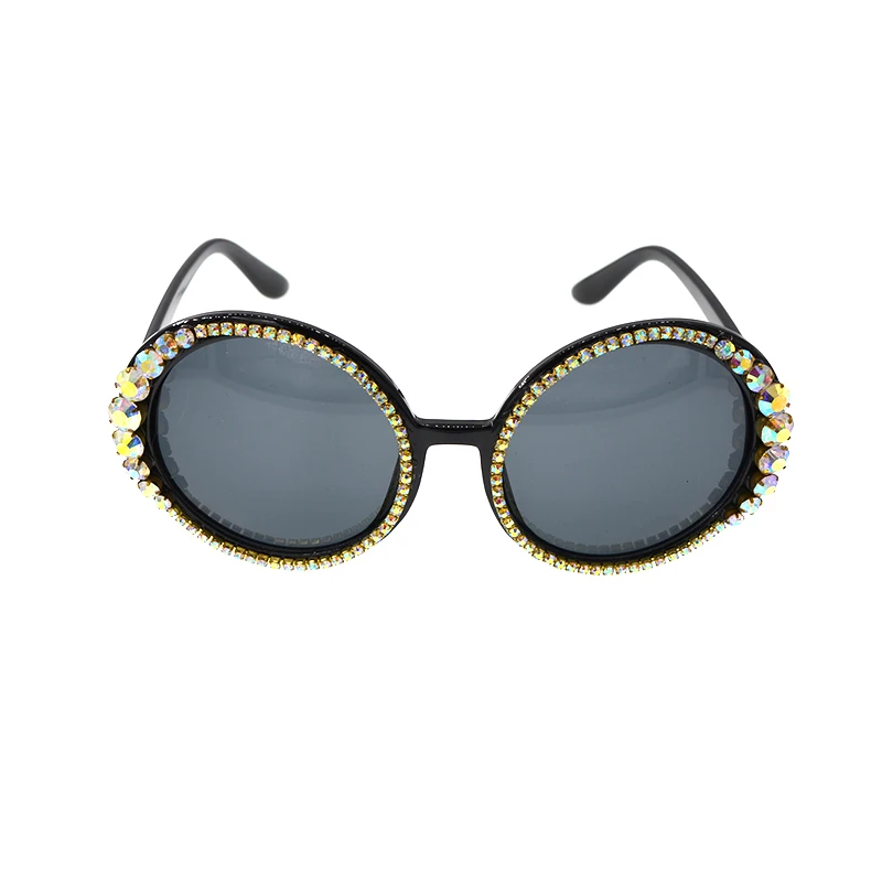 Big Frame Brand Designer Baroque Sunglasses Women Personality Style Chains Decoration Crystals Glass Female Fashion Eyeglass | Аксессуары