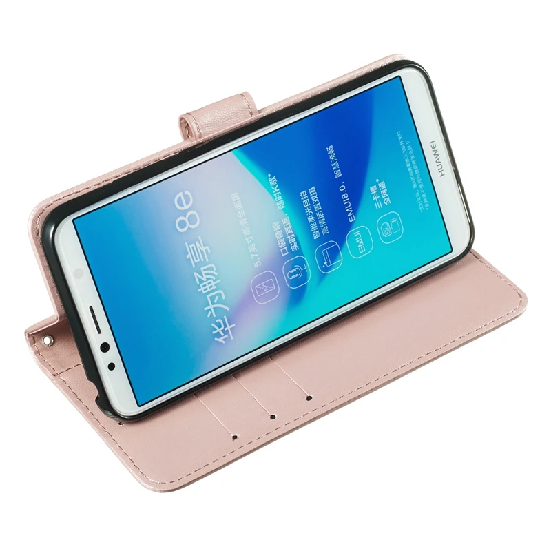 Кожаный чехол-книжка с бумажником для Coque Hawei Y6 2018 телефона Etui Honor 7A 7 A A7 | Мобильные