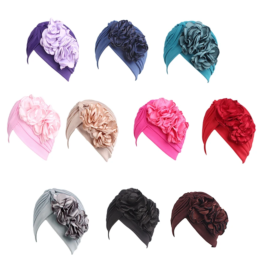 Woman Black Turban Headband Solid Hairwrap Hair Accessories Female Headwear Cotton Women Flowers Turbans For Girl 2019 Wrap |