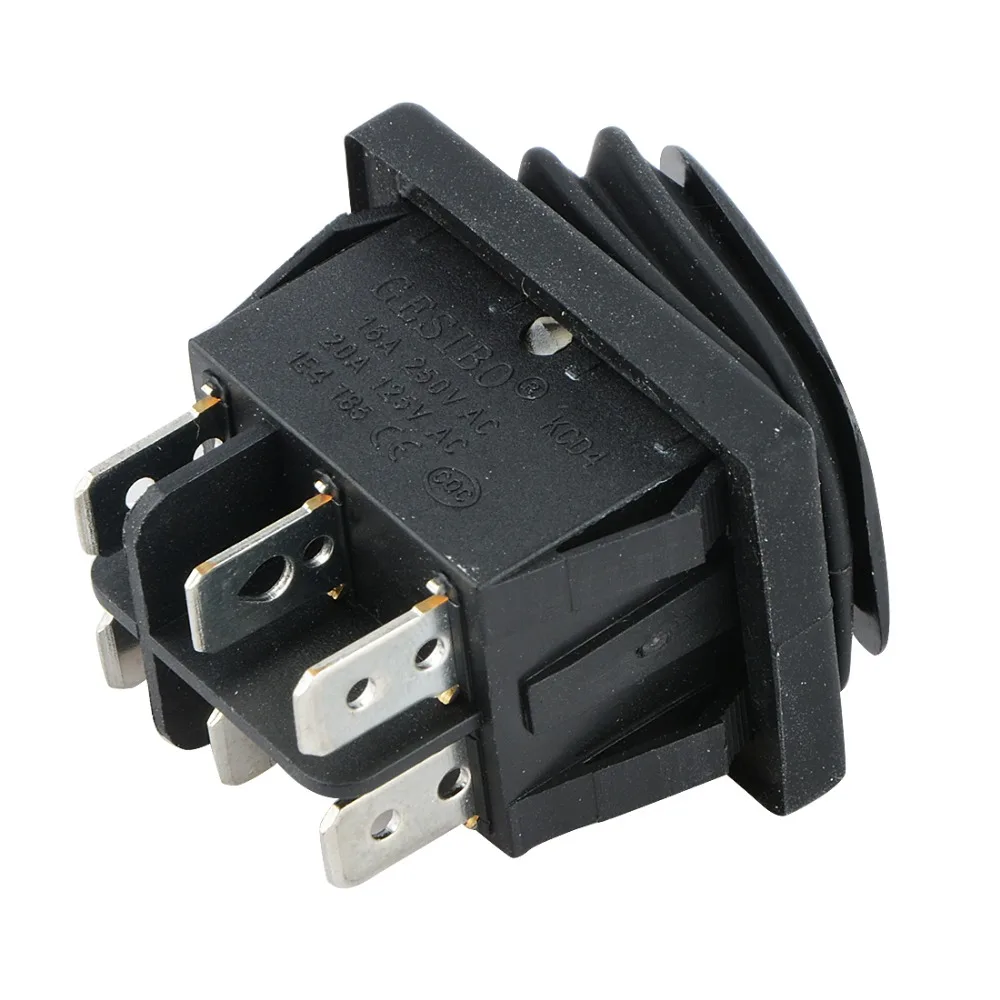 120В/220В вкл/выкл 20А переключатель Сверхмощный 4 pin DPST IP67 герметичный