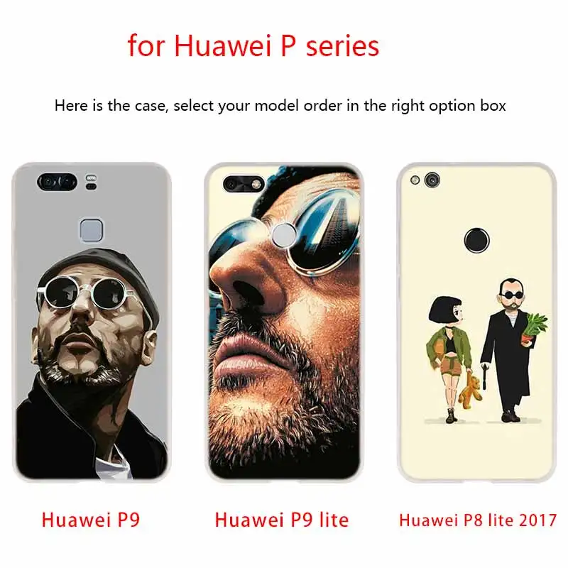 NAYIDA Leon Matilda чехол Натали силиконовый мягкий ТПУ для Huawei P40 P30 P20 Pro P10 P9 P8 Plus Lite 2017