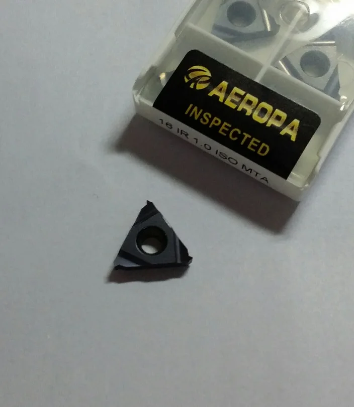 16 IR 2.5 TR Indexable Tungsten Carbide Threading Lathe Inserts for Threaded Holder | Инструменты