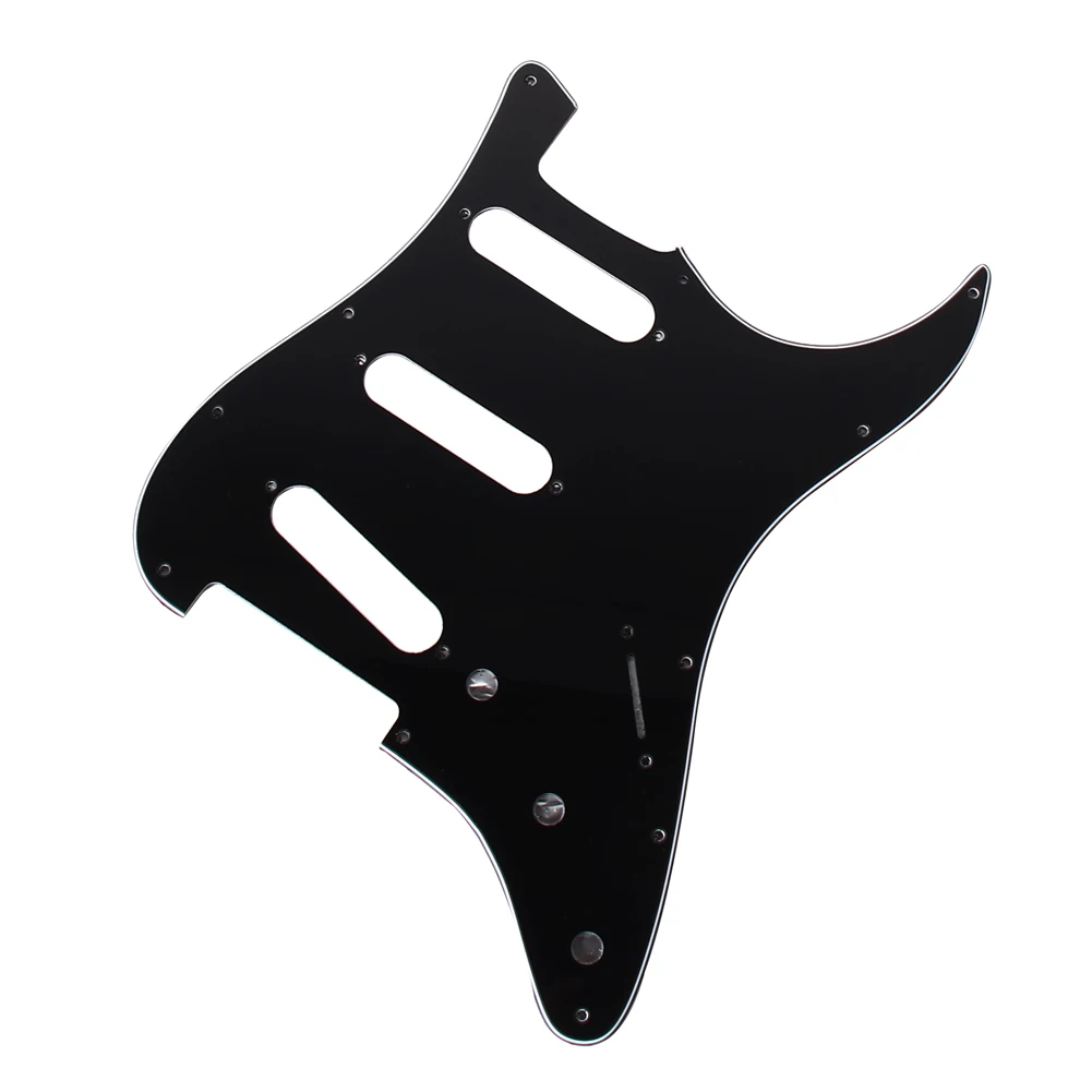 3Ply SSS ПВХ электрогитара Pickguard для FD все аксессуары защиты гитары 11 монтажных
