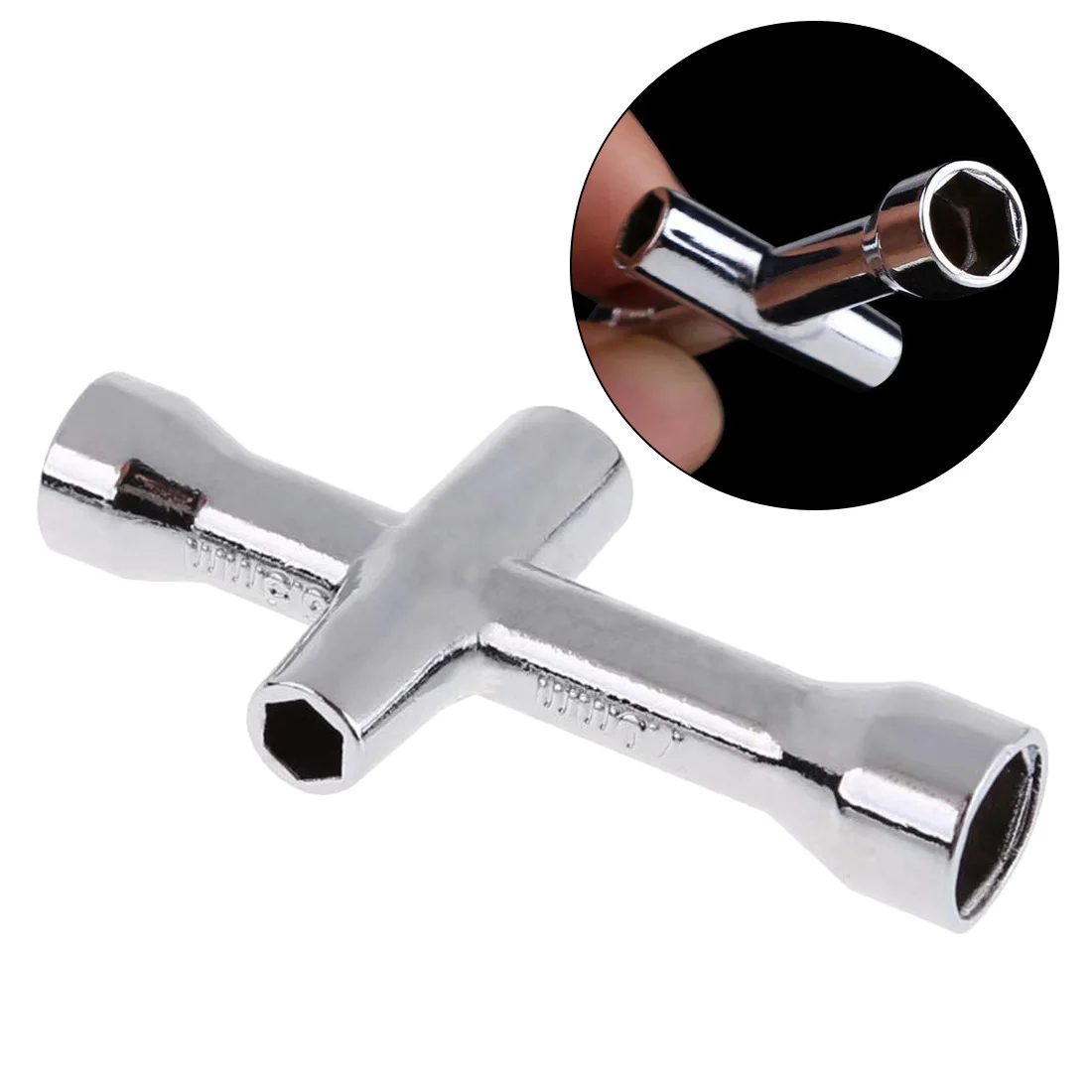 

4 Size Car Cross Sleeve Wrench Hexagonal Cross Wrench Sleeve Maintenance Accessories Screw Nut M2 M2.5 M3 M4