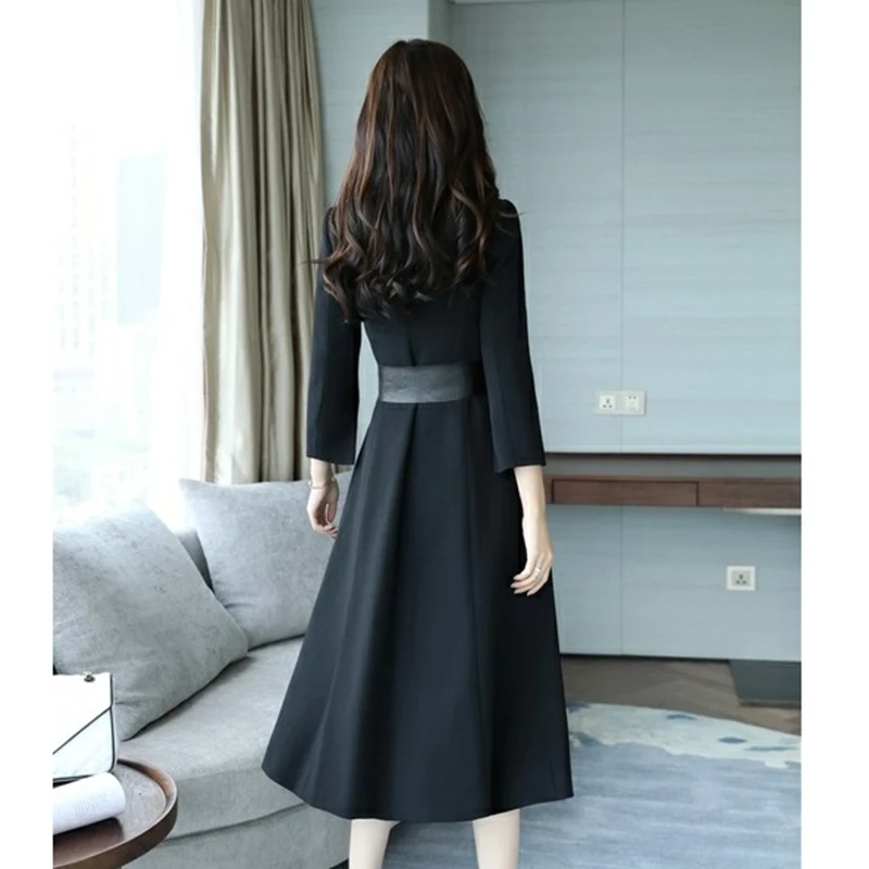 Ветровка женская средней длины весна-осень 2020 новая Талия тонкая большой размер