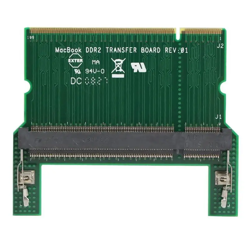 Зеленый VODOOL DDR2/DDR3 ноутбука так DIMM для рабочего стола DIMM адаптера памяти адаптер RAM карты, комлпектующие компьютера аксессуара расширительные платы - Цвет: Зеленый