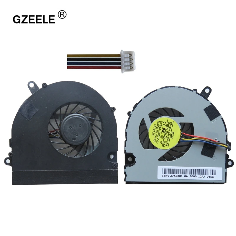 GZEELE ноутбука Процессор охлаждающий вентилятор для ASUS U41 U41J U41JF U41SV серии ноутбук процессор вентилятор DFS531005PL0T 4 Пина KSB06105HB-AK78 4 провода