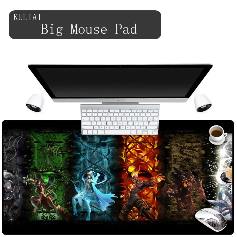 Большой игровой коврик для мыши XGZ League of Legend быстрый оптический электронный