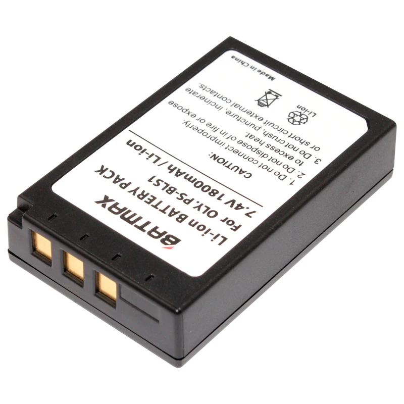 1 шт. батарея Batmax PS BLS1 + ЖК Зарядное устройство USB для Olympus E 400 410 420 450 600 620 ручка P1 P2 P3