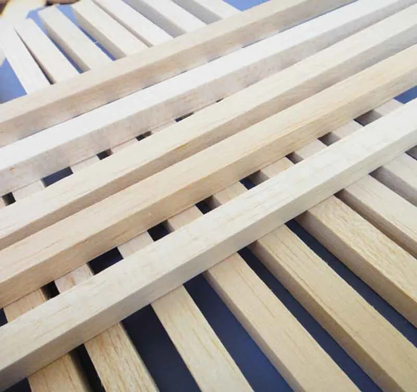 Деревянные палочки 1000 мм в длину 5x 6 8 5x10 AAA + Balsa для самостоятельной сборки модели