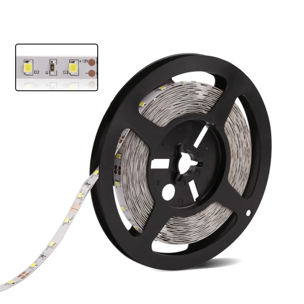 Светодиодные ленты 5 м/рулон SMD2835 12 V 60 W светодиодный гибкий свет 60/120 s/M Белый IP20/IP65
