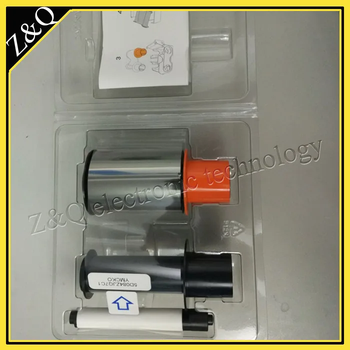 Fargo DTC1250e двухсторонний карточный принтер Fargo45500 YMCKO лента|ribbon printer|printer chinafargo printer |