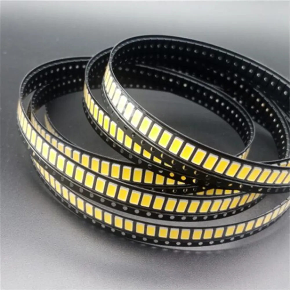 100 шт. SMD LED Chip 5730 5630 теплый белый 3000K 0 5 W ультра яркая поверхность крепление SMT