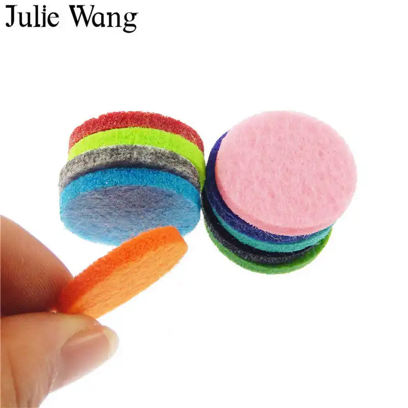 Julie Wang 20 шт. круглые квадратные войлочные прокладки для эфирного масла диффузор