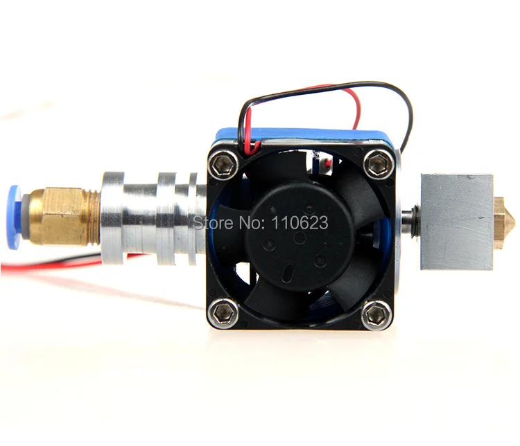 Полностью металлический длинный J head Hotend Reprap 3D принтер экструдер охлаждающий