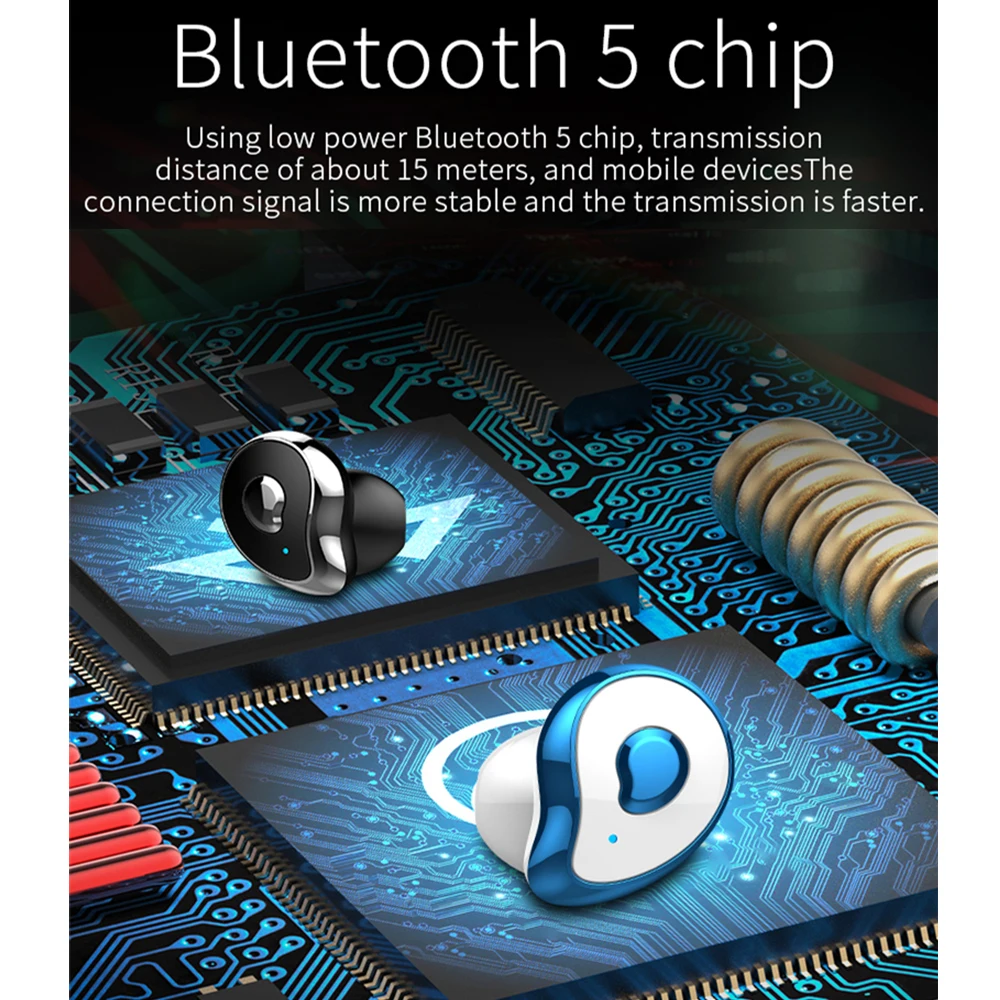 TWS мини наушники с поддержкой Bluetooth 5 0|Наушники и гарнитуры| |