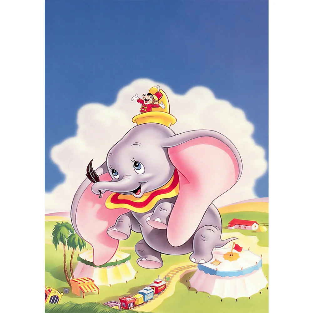 Colorwonder 5x7 Dumbo цирк тенты Вечеринка фон слон Виниловый для мальчиков детская