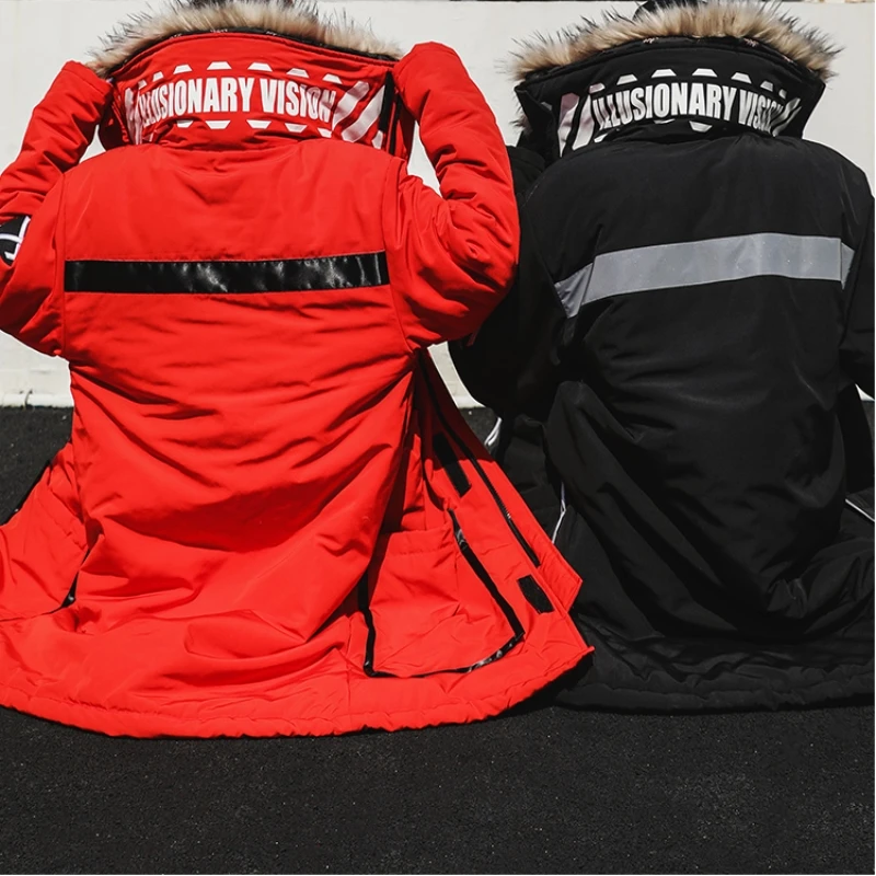 Зимние куртки мужские парки пальто 2018 зимняя куртка Мужская тонкая утепленная