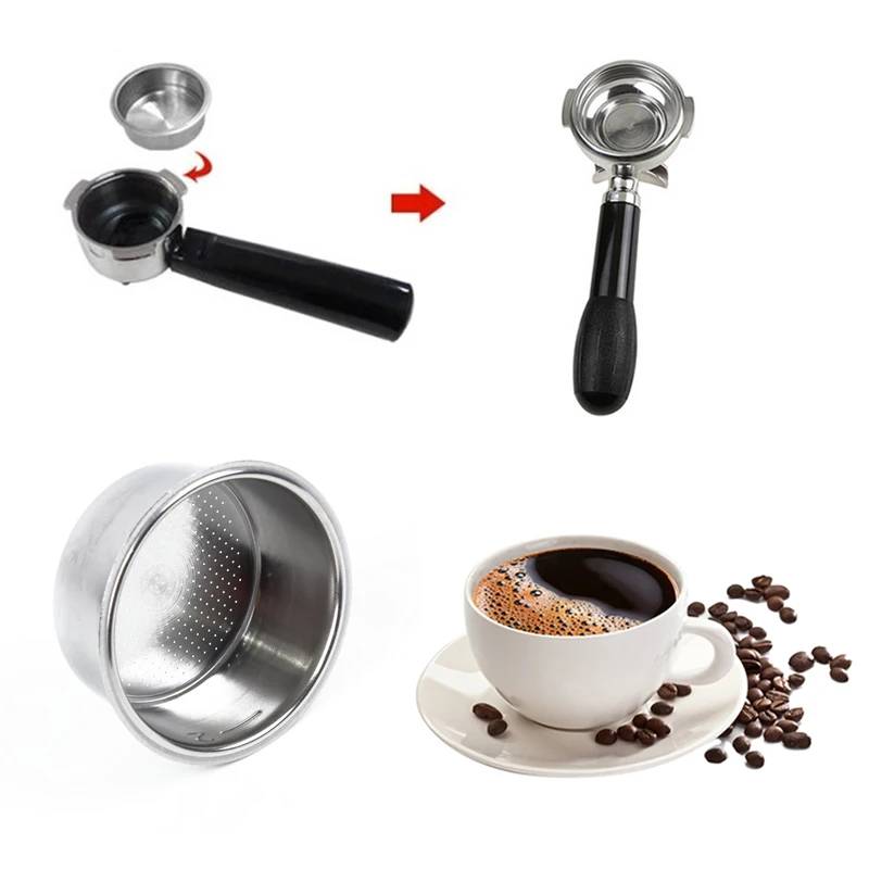 Чайная корзина 51 мм без давления для фильтров Breville Delonghi Krups кофейные товары дома