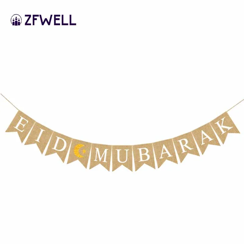 ZFWELL13 * 18 см Iftar праздничное украшение для вечеринки Потяните цветок баннер