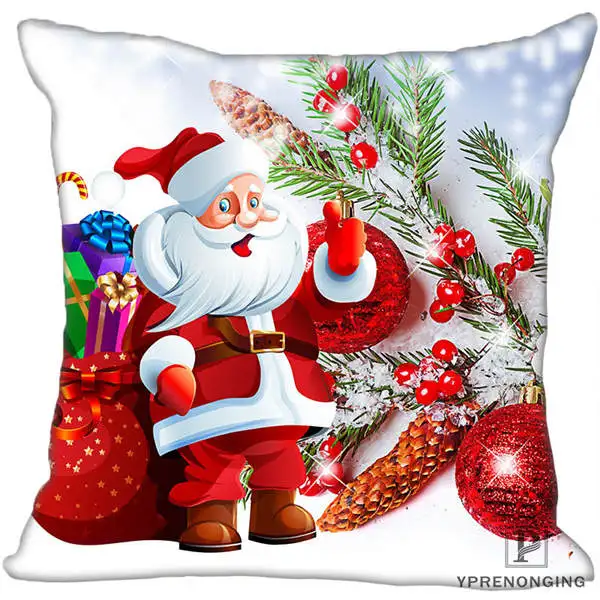 Square Pillowcases Декоративная наволочка Mrry на заказ, Рождественская квадратная Наволочка на молнии, лучший подарок 35X35,40x40,45x45 см(одна сторона) 180516-25 - Цвет: Square Pillowcases