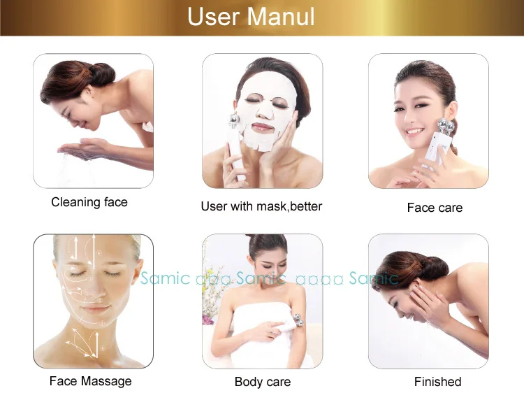 Портативный антивозрастной микротонизирующий прибор для тонизации лица