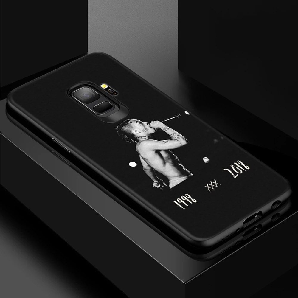 Мягкий чехол для Samsung Galaxy A10 A30 A40 A50 A70 M10 M20 M30 силиконовый Lavaza XXXTENTACION pink peep Lil |