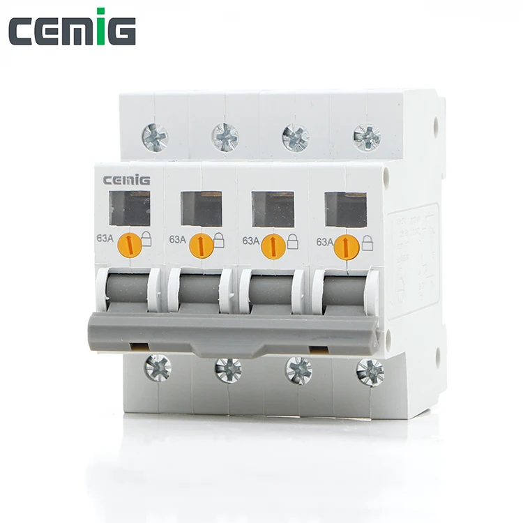 Cemig SMGG1 100 миниатюрный изолятор Выключатель 4P AC230/400 V 50/60Hz 32A 40A 63A 80A