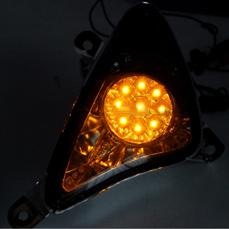 Для YAMAHA TMAX T MAX 500 2001 2007 передний светодиодный индикатор поворота фара мигалка