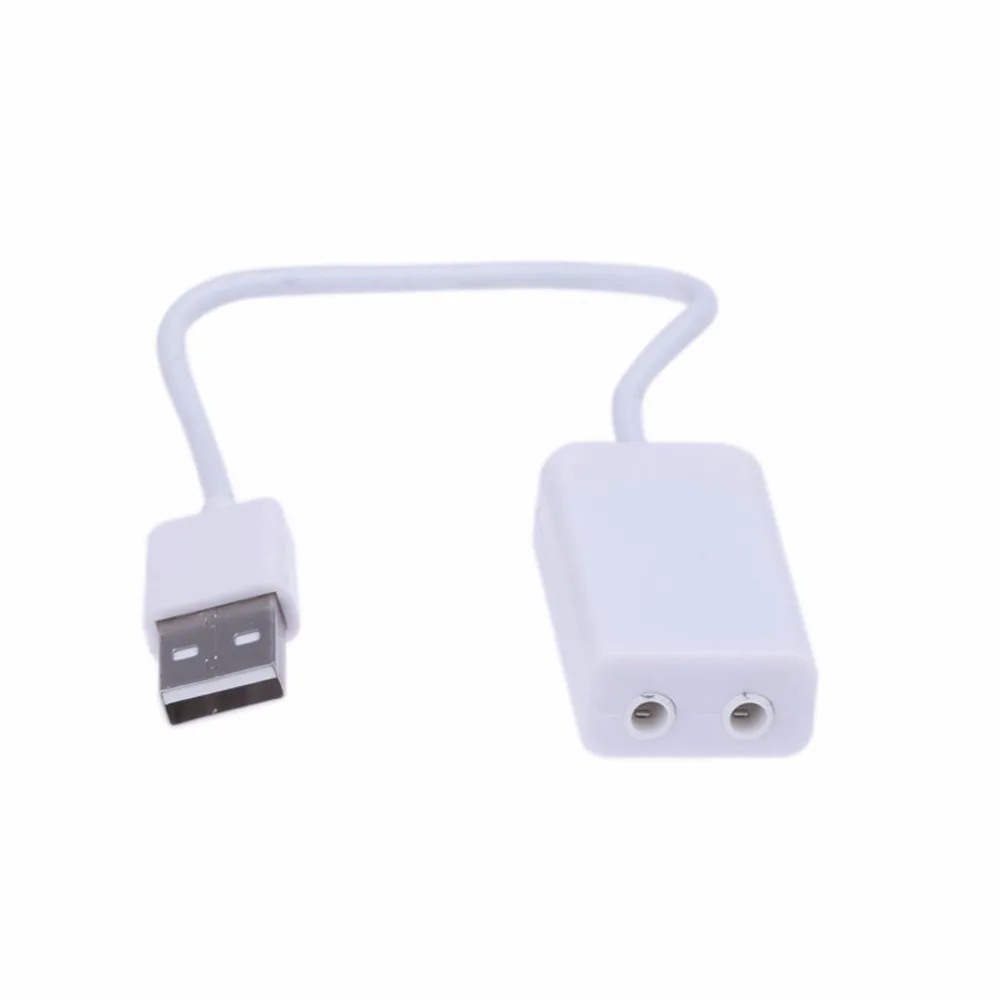 Горячая распродажа! пк настольный USB 2,0 3D виртуальный канал аудио звуковая карта адаптер для Windows 7