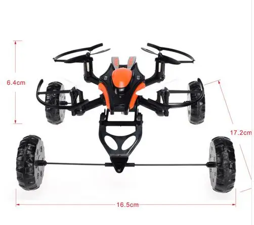 3 в 1 НЛО Квадрокоптер с дистанционным управлением drone JXD503 2 4G 4CH 6 оси мини
