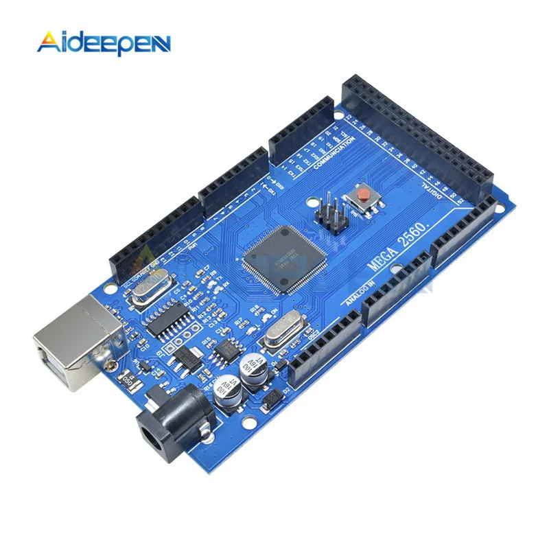 CH340 board MEGA2560 MEGA 2560 R3 ATmega2560-16AU CH340G USB макетная плата с кабелем MEGA2560 корпус Чехол Коробка для Arduino - Цвет: CH340 board