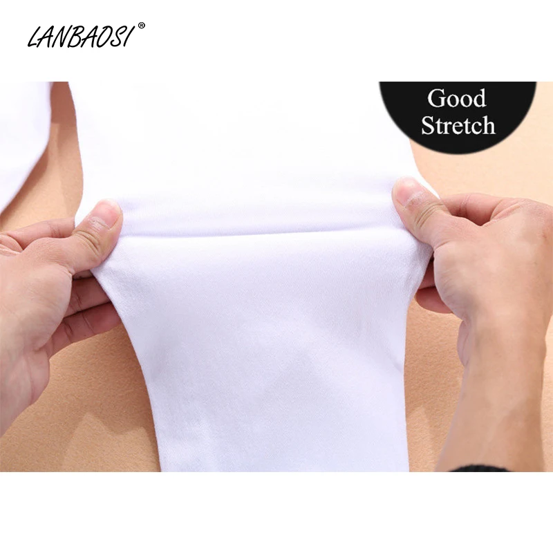 Белые рваные джинсы LANBAOSI для женщин повседневные Стрейчевые брюки-карандаш