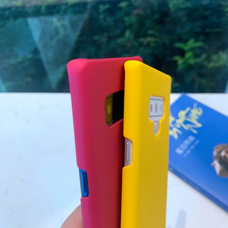 Цветной Матовый Жесткий пластиковый Чехол из поликарбоната для Samsung Galaxy S8 S9 S10 S20