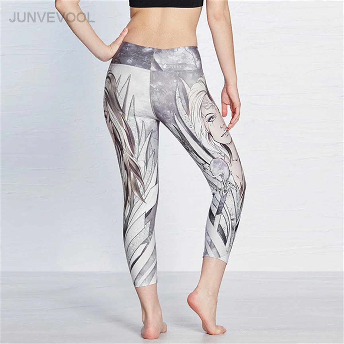 Готический Леггинсы для женщин мультфильм Для Харадзюку леггинсы Лидер продаж