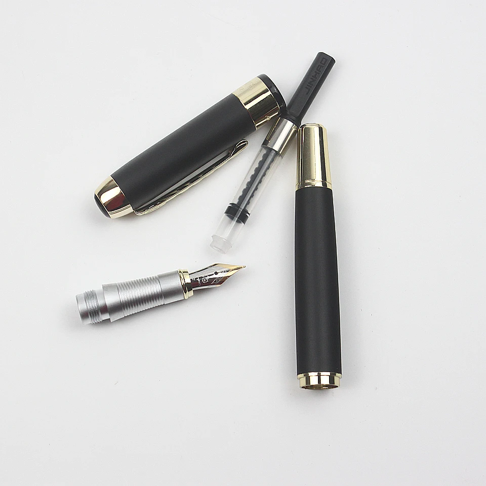 Jinhao250 Роскошные Металлические авторучки металлическая подарочная коробка синие