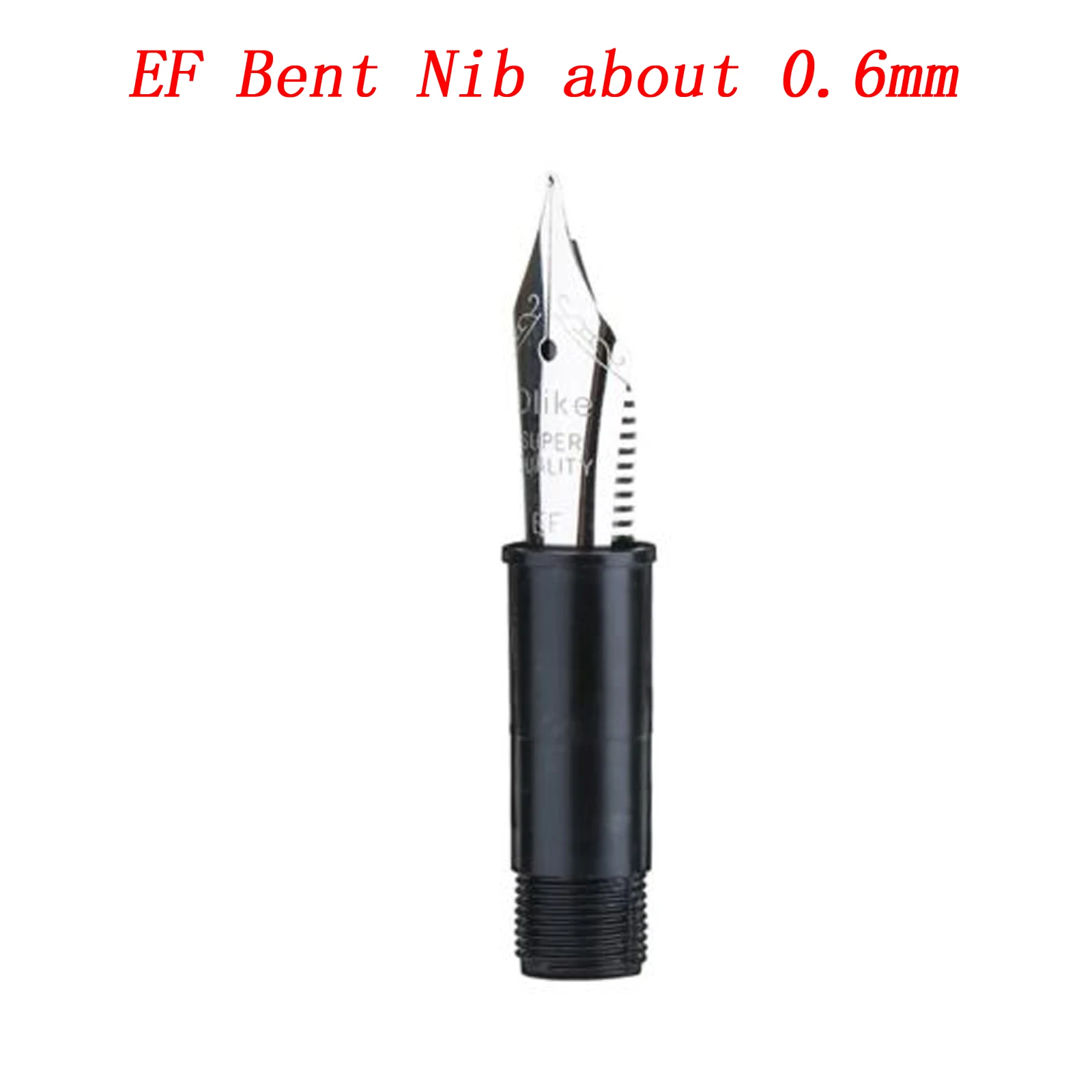 EF Bent Nib 1 шт. DELIEK Перьевая ручка Перо EF \ EF Бент \ M костюм для DELIKE Alpha ручка Новая Луна канцелярские принадлежности офисные школьные принадлежности penna stilografica - Цвет: EF Bent Nib